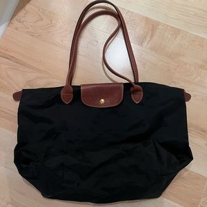 Longchamp black tote bag
